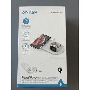 Anker PowerWave+‎ Wireless Charging Pad for iPhone 14/13/12/11 & Apple Watch
